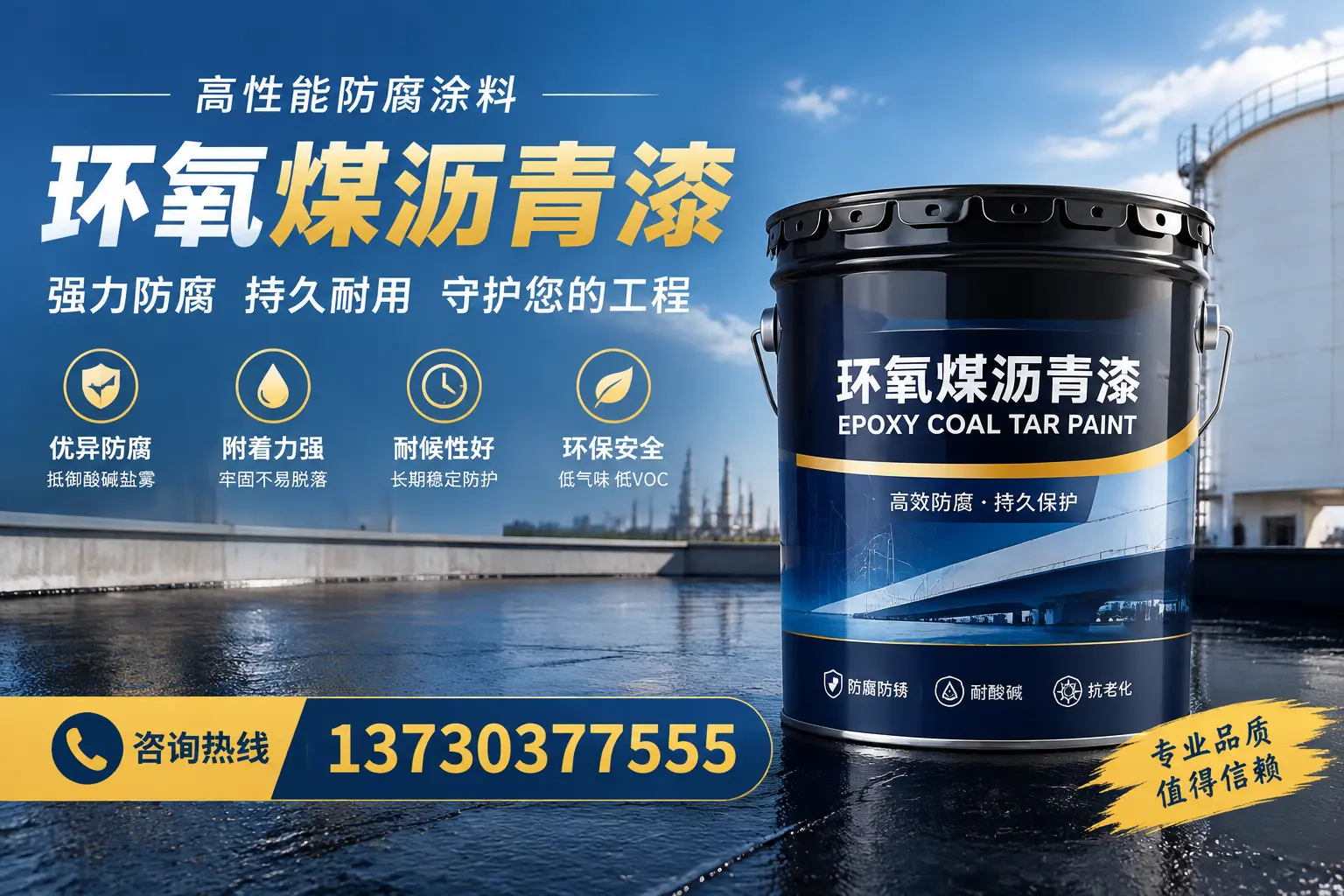 环氧煤沥青漆的耐久性分析，适合来宾的使用场景