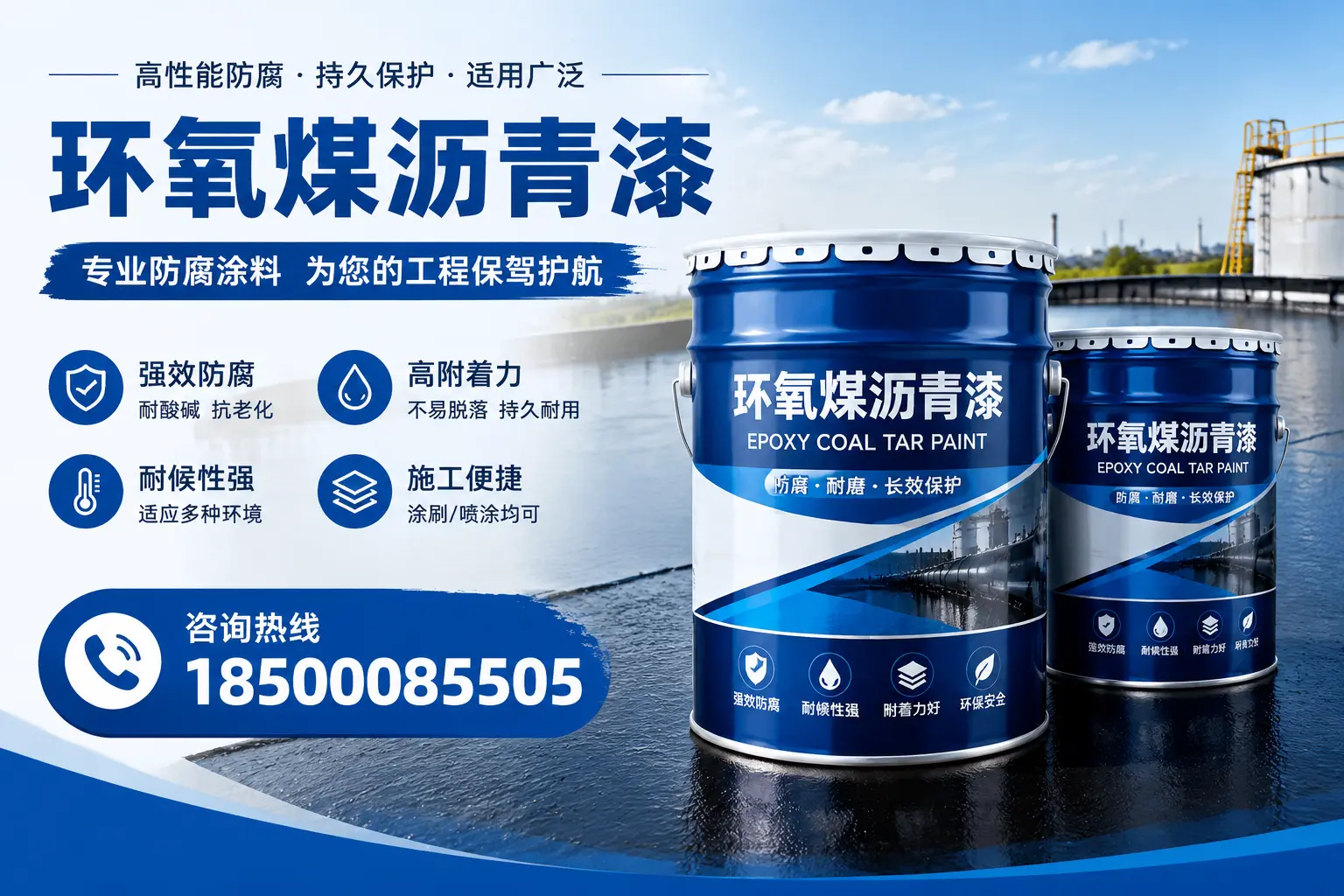 环氧煤沥青漆与其他漆类的比较，来宾用户的选择依据